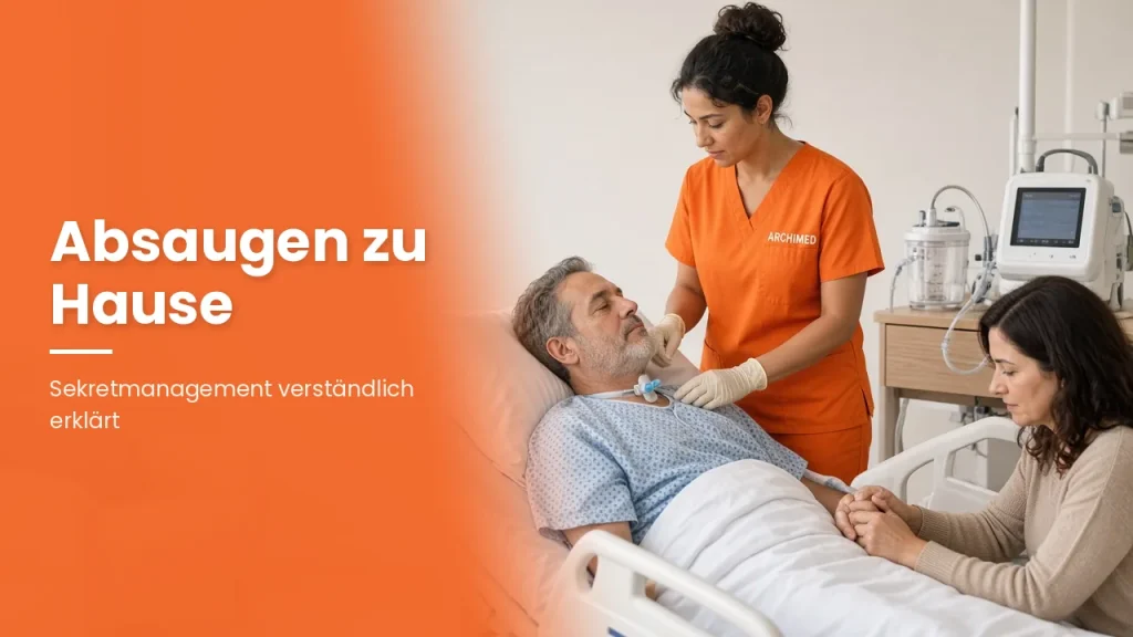 Absaugen und Sekretmanagement zu Hause: Ein ruhiger Ratgeber für Angehörige