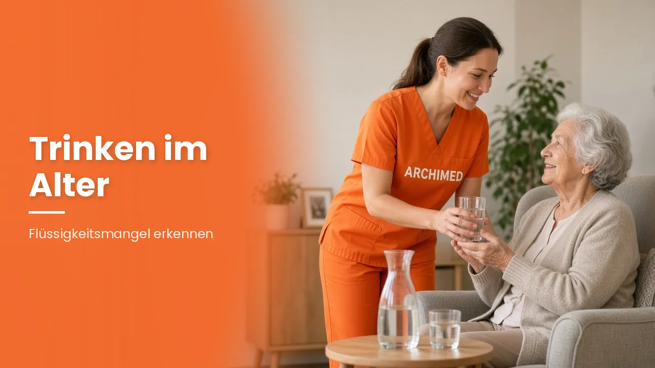 Dehydration im Alter in Hannover: Flüssigkeitsmangel erkennen und vorbeugen