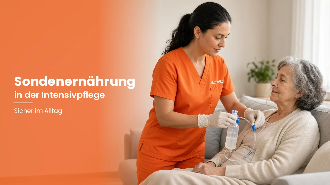 Sondenernährung in der häuslichen Intensivpflege: Sicher im Alltag